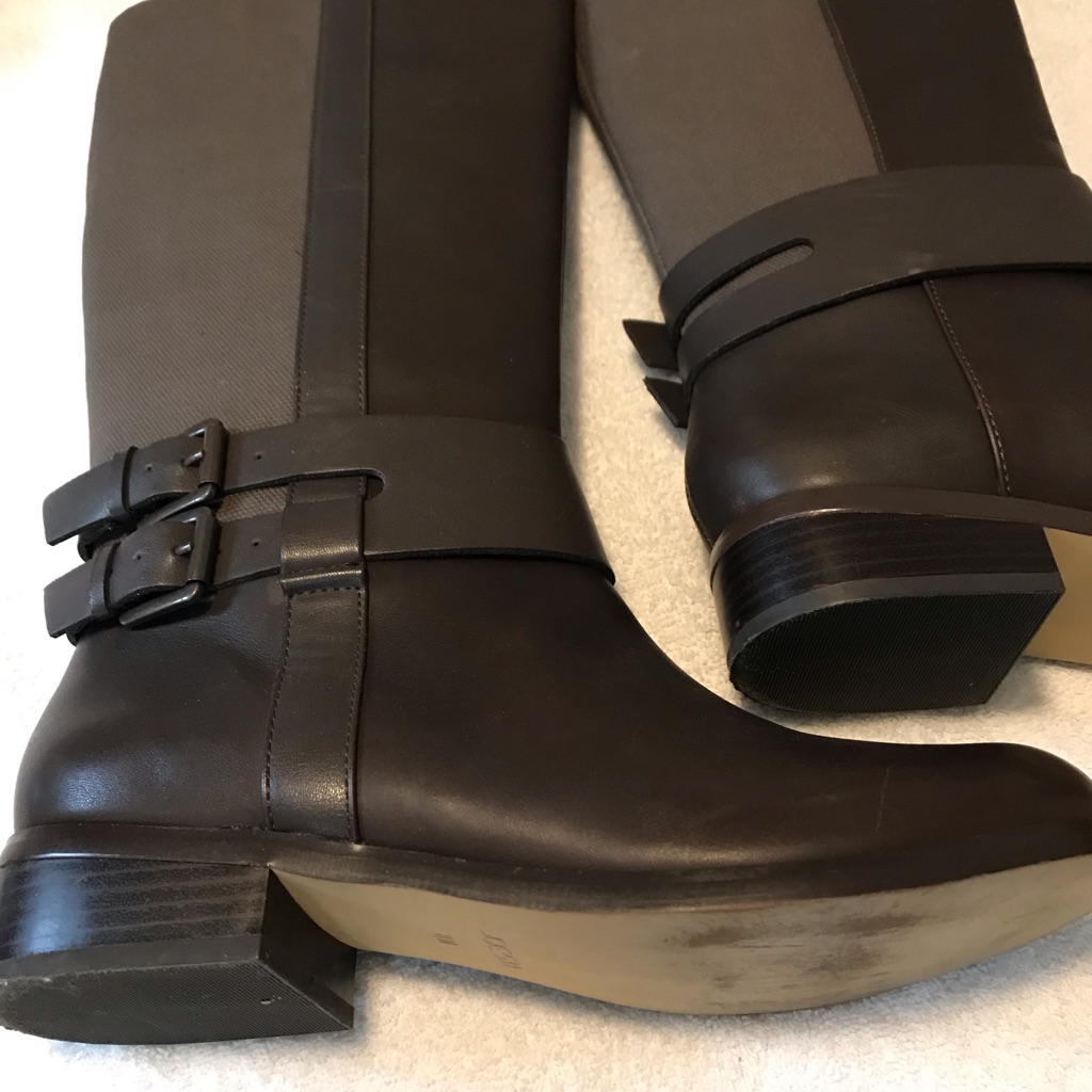Almost Brand New Leather Boots By Joes 55  Box 53
